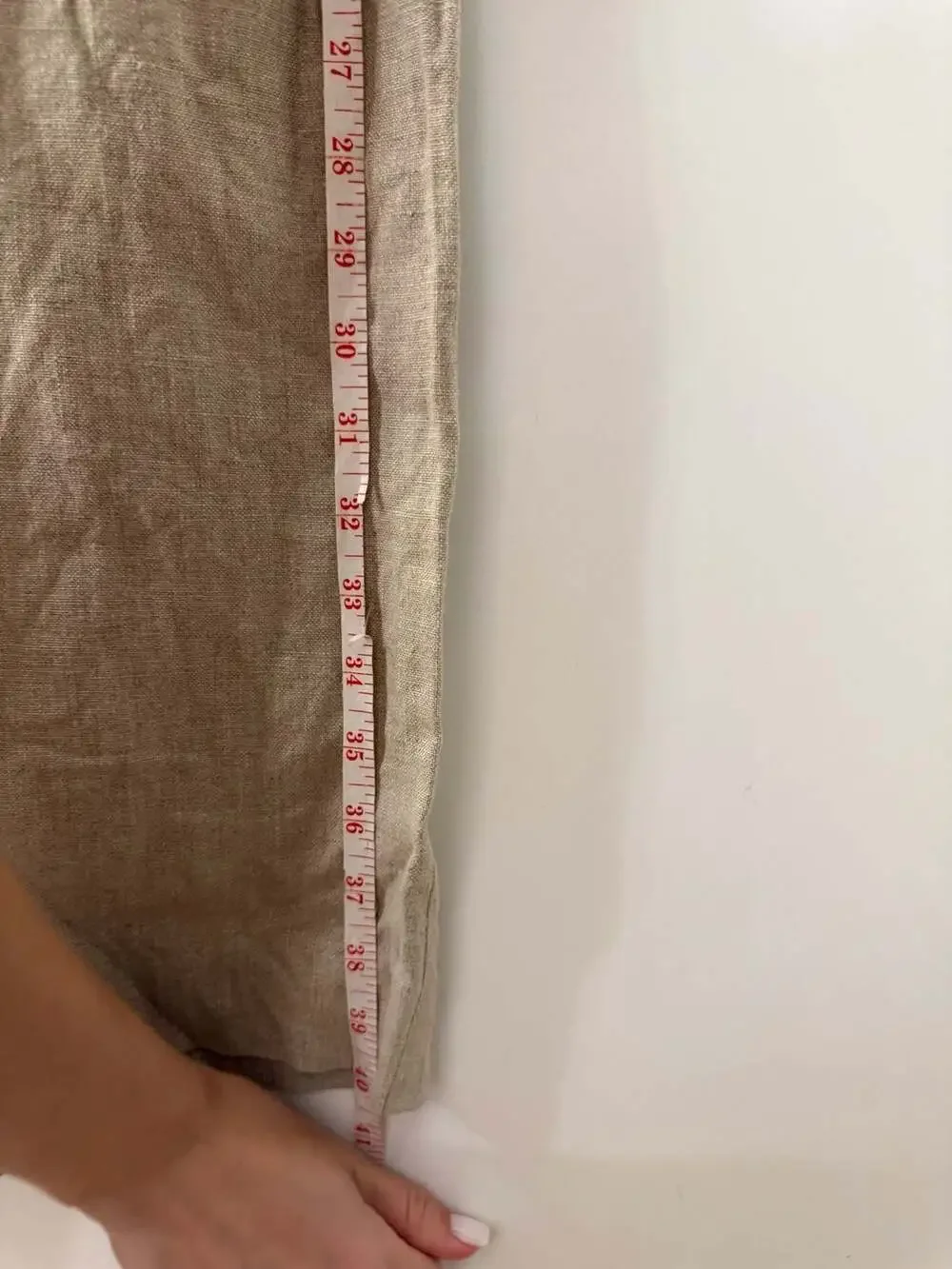 Berle Linen Pleated Trouser Beige